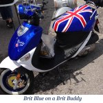 (image for) British Flag Union Jack Faux Leather Premium Buddy Seat Cover