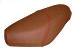 (image for) Cinnamon Brown Faux Leather Premium Buddy Seat Cover Waterproof