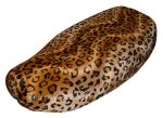 (image for) Cheetah Faux Fur Vespa LX Scooter Seat Cover Pick your Favorite!