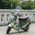 (image for) Distressed Faux Leather Brown Buddy Seat Cover Waterproof