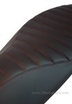 (image for) Honda PCX PADDED Scooter Seat Cover Black Faux Leather 2010-13