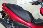 (image for) Honda PCX PADDED Scooter Seat Cover Black Faux Leather 2010-13