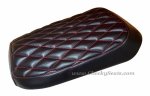 (image for) Honda Ruckus Seat Covers Black Diamond Stitch