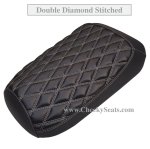 (image for) Honda Ruckus Seat Covers Black Diamond Stitch