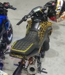 (image for) Honda Grom Hexagon Honeycomb Stitch Seat Cover 2013-2024