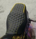 (image for) Honda Grom Hexagon Honeycomb Stitch Seat Cover 2013-2024