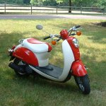 (image for) Honda Metropolitan CH50 Classic Retro 2 Tone Seat Covers 2002-11