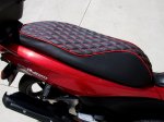 (image for) Double Diamond Seat Cover Honda PCX 2010-13 Black Hand Tailored