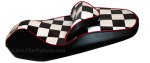 (image for) Honda Reflex Scooter Seat Cover Black and White Checkers