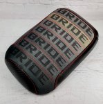 (image for) BRIDE Black or Gray Padded Carbon Fiber Honda Ruckus Seat Cover