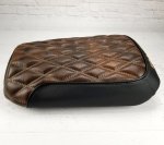 (image for) Honda Ruckus Tobacco and Black Diamond Seat Cover Handmade