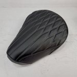 (image for) Honda Super Cub C125 Seat Cover Black Diamond Pleast Handmade
