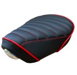 (image for) Honda Super Cub C125 Seat Cover Black Padded Handmade SuperCub