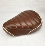 (image for) Honda Super Cub C125 Seat Cover Whiskey Brown Padded SuperCub