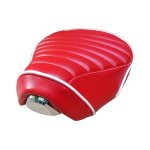 (image for) Honda Super Cub C125 Seat Cover Red Padded Handmade SuperCub