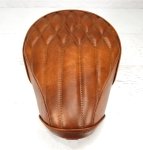 (image for) Honda Super Cub C125 Chestnut Diamond Pleat Seat Cover