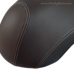 (image for) Kymco Like 125 200 Matte Black with French Seams Seat Cover