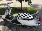 (image for) Lance Scooter Seat Cover Cali Havana Classic Ska Checkers Mod