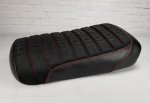 (image for) Ice Bear Maddog 150 Bride Seat Cover, Black Tuck and Roll