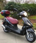 (image for) Piaggio Fly Classic Oxblood French Seams Seat Cover 2005 - 2020