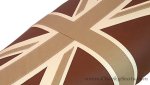 (image for) Earth Tone Union Jack Genuine Stella Scooter Seat Cover British