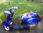 (image for) Union Jack British Flag Yamaha Vino 125 Scooter Seat Cover
