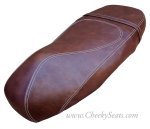 (image for) Vespa GT 125 200 Whiskey French Seams Extreme Seat Cover