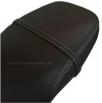 (image for) Vespa GT 125 200 Matte Black with French Seams Seat Cover