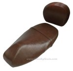 (image for) Vespa GT200 Distressed Whiskey with French Seams Seat Cover