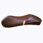 (image for) Vespa GTS Euro gel Sport Seat Cover Sei Giorni Whiskey Brown