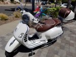 (image for) Double Diamond Vespa GTS 250 300 Whiskey Handmade Seat Cover