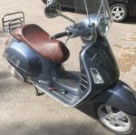 (image for) Vespa GTS Euro gel Sport Seat Cover Sei Giorni Whiskey Brown