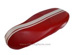 (image for) Vespa Primavera Sprint 50 125 150 Red Racing Stripe Seat Cover