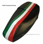 (image for) Vespa GT 125 200 Italian Racing Stripe Scooter Seat Cover
