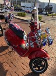 (image for) Union Jack British Flag Vespa Scooter Seat Cover GTS 125 250 300