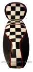 (image for) Vespa GTS 250 300 Checkers Seat Cover Black White Squares Ska