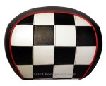 (image for) Vespa GTS 250 300 Checkers Seat Cover Black White Squares Ska