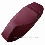 (image for) Vespa GTS 250 / 300 Seat Cover Matte Merlot Burgundy Handmade
