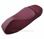 (image for) Vespa GTS 250 / 300 Seat Cover Matte Merlot Burgundy Handmade