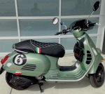 (image for) Vespa GTS EuroGel Sport Diamond SEAT COVER Sei Giorni Green