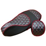 (image for) Vespa Sprint Primavera 50 - 150 Black Double Diamond SEAT COVER