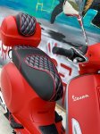 (image for) Vespa Sprint Primavera 50 - 150 Black Double Diamond SEAT COVER