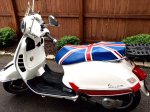 (image for) Union Jack Vespa GTS Scooter Seat Saddle Cover British Flag