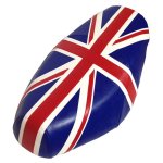 (image for) British Flag Union Jack Faux Leather Premium Buddy Seat Cover