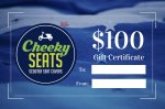 (image for) Cheeky Seats Gift Certificate $100.00 Great Scooterist Gift Idea