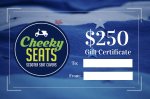 (image for) Cheeky Seats Gift Certificate $250.00 Great Scooterist Gift Idea