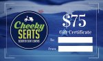 (image for) Cheeky Seats Gift Certificate $75.00 Perfect Scooter Gift!