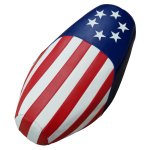 (image for) American Flag Scooter Seat Cover Genuine Buddy, Handmade