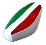 (image for) Italian Flag White Scooter Seat Cover Genuine Buddy Waterproof
