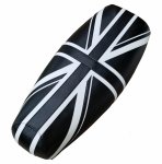 (image for) Black & White Union Jack British Flag Genuine Stella Seat Cover